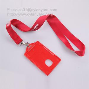 Custom made printed nylon lanyard with heavy duty metal clasp