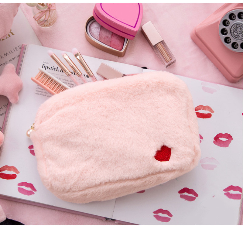 Large Capacity Carry Lipstick Pouch Bag Zipper Beauty Women Bag