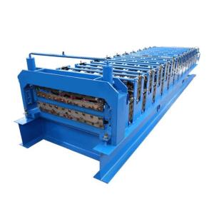 China Color Corrugated Shape Roll Forming Machine Sheet Metal Roll Forming Machine Detail factory
