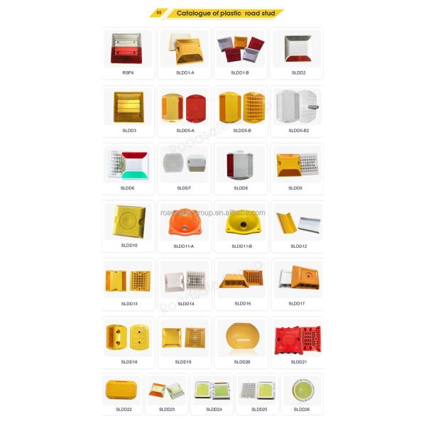 Traffic Safety 115 X 20 X 80mm Road Reflectors Solar Raised Pavement Marker Tachas