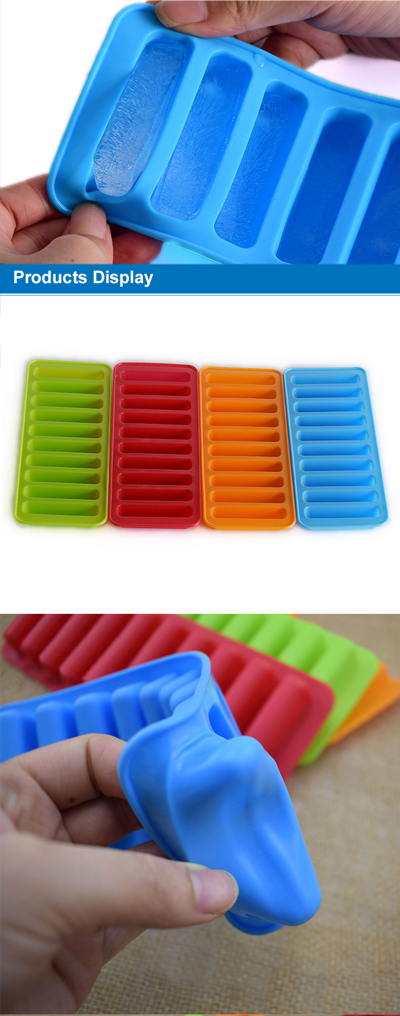 10 Cavity Silicone Cookie Chocolate Mold Microwave Safe