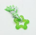 Eco - Friendly Cute TPR Dog Toy For Bulldogs Heart Star Round Shape