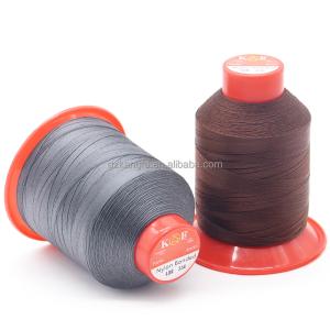China Knitting High Tenacity Nylon 210d/3 Nylon Bonded Thread 66 Bonded Sewing Thread 115g/cone factory