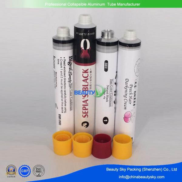 Dia. 13.5mm - 40mm Beautiful Packaging container Hair dying cream Dia. 28mm
