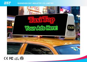 China Commercial Taxi Rooftop Advertising Led Display 40000dots/Sqm , High Brightness factory