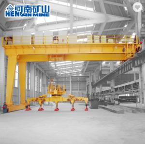 China Mobile Rail Cabin Control Double Girder Gantry Crane A4 Duty factory