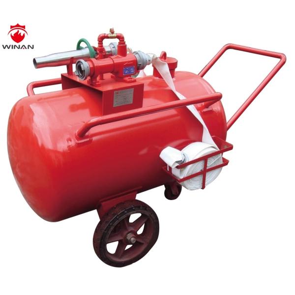 Portable Mobile Foam Fire Extinguisher On Trolley With Carbon Steel Wheeled