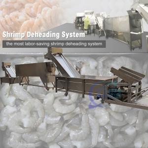 China Industrial Shrimp Deheading Machine SUS316 Durable For Head Cutting factory