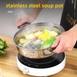 Wholesale 28cm Cooking Pot 2 Layer Cooking Steamer Stainless Steel Food Steamer