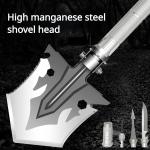 Outdoor multifunctional military shovel, camping survival, mountaineering,