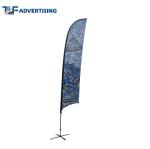 Attractive Racing Custom Advertising Banners 7 Foot Wind Resistant Colorful