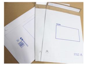 China Rectangle Cardboard Backed Envelopes ISO 9001 Certification For Mailing factory