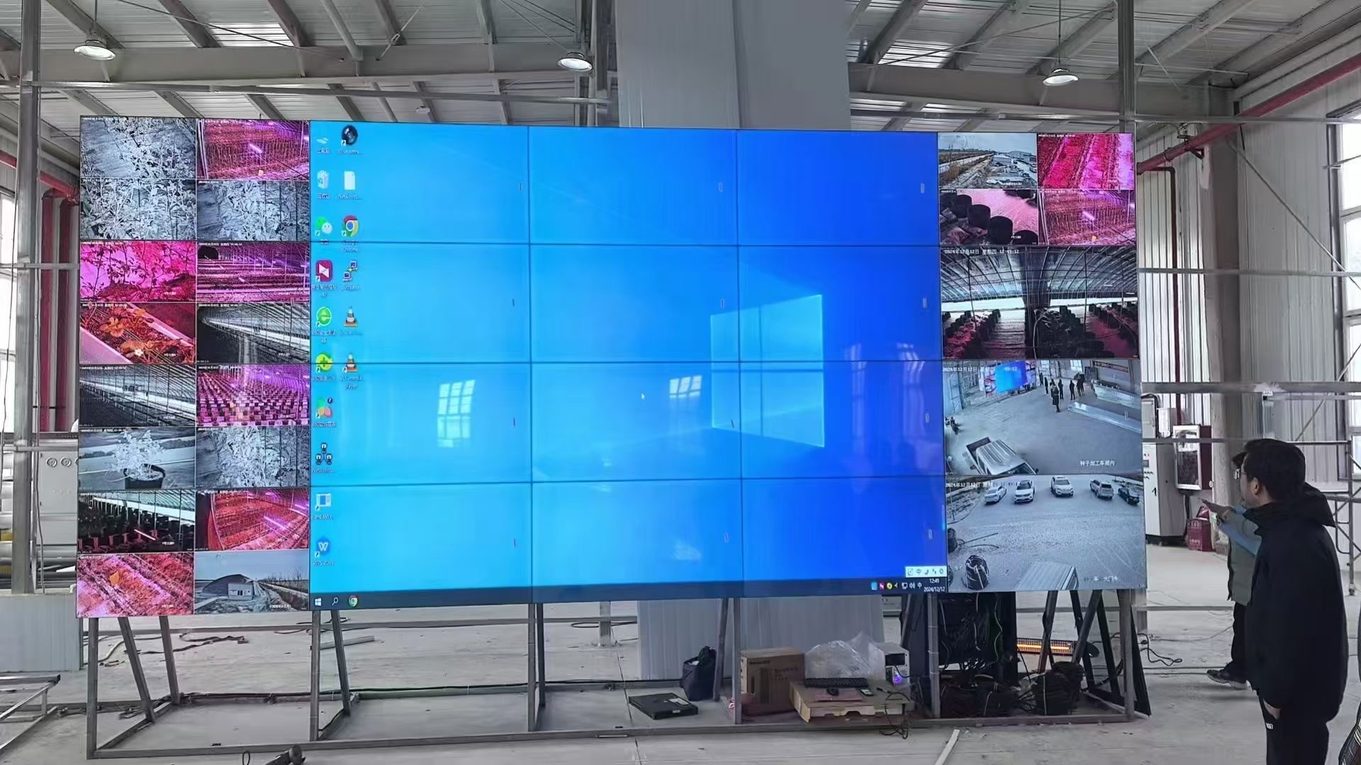 High-Definition 46Inch LCD Display Panel Seamless Splicing Large Advertising Player for Conference Room Monitoring Security