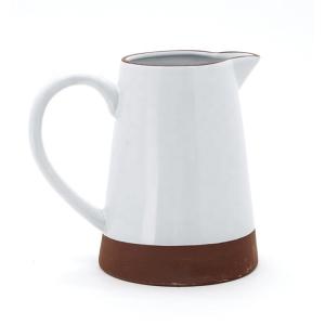 China White Ceramic Water Pitcher With Lid Custom Coffee Water Milk Pitcher Multicolored Manufacturing Jugs on sale
