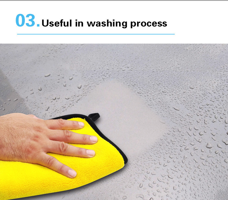 Durable Blister Packaged Automotive Cleaning Towels In Customized Black