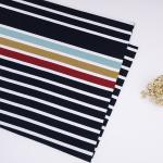 Skin-Friendly And Soft Wear-Resistant Striped Knit Fabric For Casual Wear