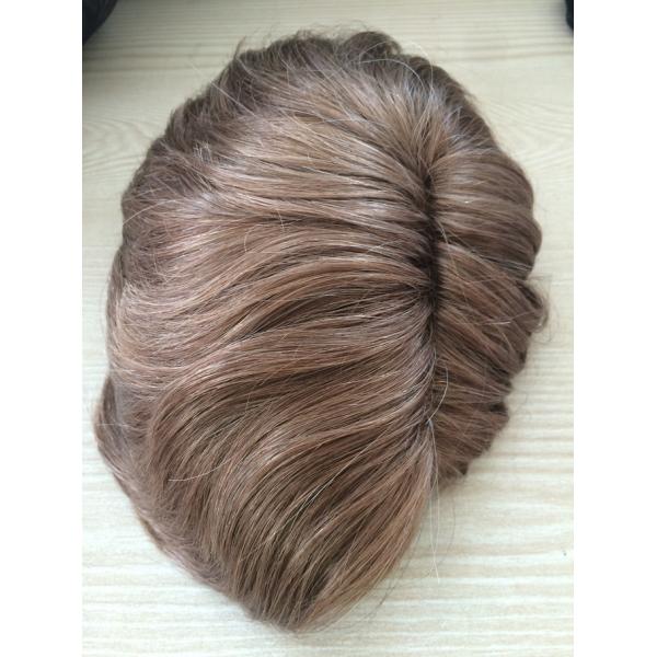 Medium Density Men'S Toupee Male Toupee With Clips Attachment