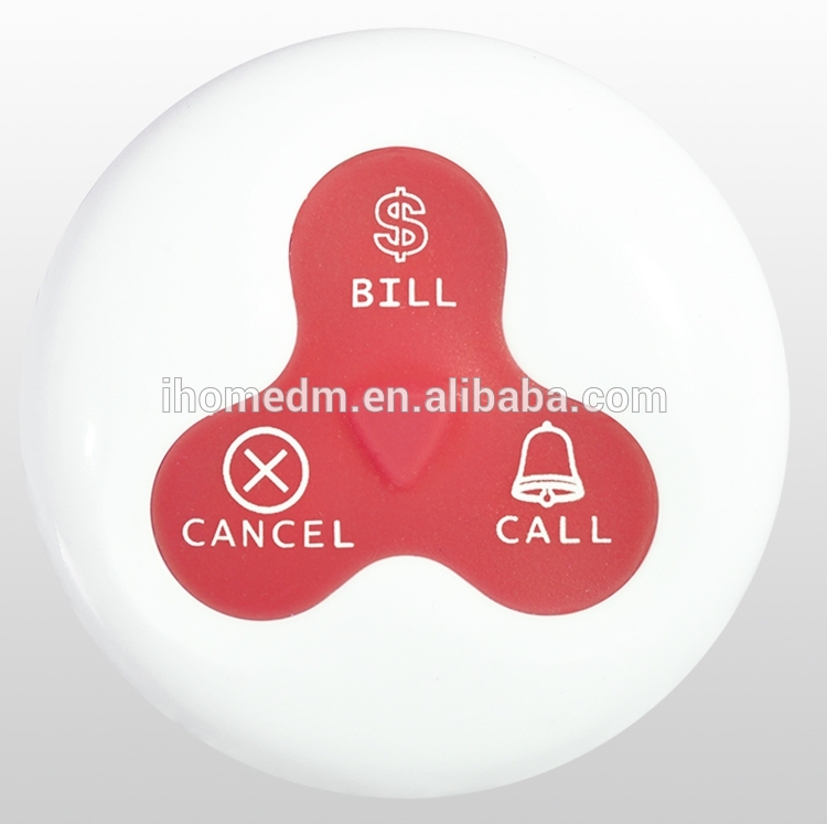 Wireless table call bell restaurant guest call waiter system