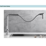 Retractable Hose Stainless Steel Kitchen Faucets CUPC Ceramic Cartridge Tap 3