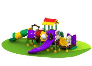 China All Plastic Outdoor Climbing Equipment / Plastic Outdoor Toys With Shorter Platform factory