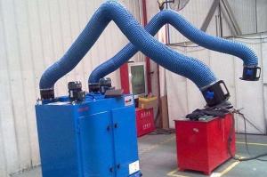 China Two-arm welding fume purifier environmental Protection Equipment factory