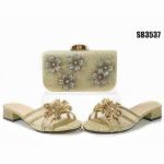 Supoo wholesale price wedding shoes matching bags african high heel shoes for