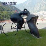 Customized 3D Casting Bronze Sculpture Metal Art Fat Female Family