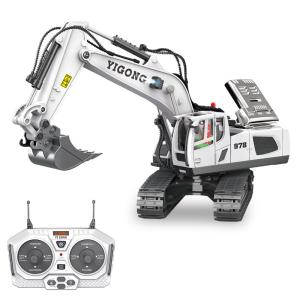 China Exciting Children's Car Gifts Alloy Engineering Vehicle Series Remote Control Excavator factory