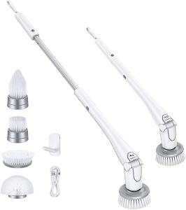 China Electric Spin Scrubber Cordless Grout Shower 360 Power Bathroom Cleaner factory