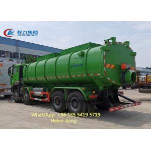 Sinotruk HOHAN 8x4 12 Wheeler Sewage Suction Self Dumping Truck