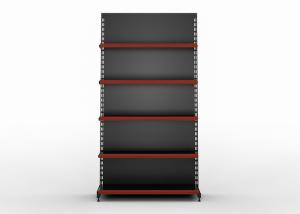 China Multi Level Q235 Steel Supermarket Display Racks Adjustable Layers factory