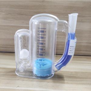 Breath Measurement System Breathing Lung Exerciser With Handle 5000 Volumetric