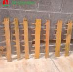 Wear Resistance 1.6mm Corten Steel Lawn Edging Rusted Metal Landscape Edging