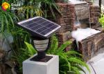 Villa Lighting Solar Powered Outdoor Street Lights Mono Crystalline Silicon