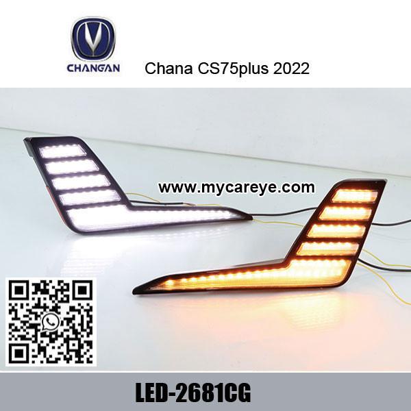 Chana CS75 Plus 2022 LED DRL driving lights car fog light aftermarket led