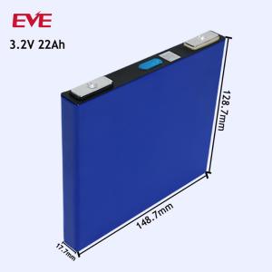 China EVE 22ah LF22K 20C High Discharge Rate Prismatic Lithium Lifepo4 Battery 4 Packs factory