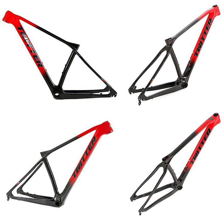 29er OEM Road Bike Frame , Full Suspension Bike Frame PREDATORpro Thru Axle