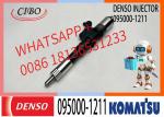 New Diesel Fuel Injector 095000-1210 095000-1211 6156-11-3300 for KOMATSU