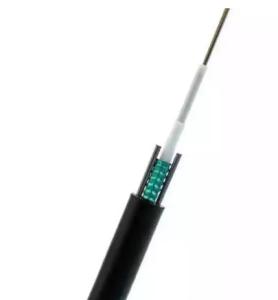 China 12 Fiber Aerial Optical Fiber Cable GYXTW G652D / SM 1500N For Telecom Comunication factory