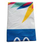 Private label soft quick dry beach towel serviette de plage custom 100%