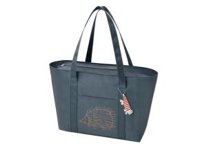 China Dark Grey Canvas Tote Bags 420D Polyester Fabri Convenient Single Shoulder Bag factory