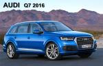 AUDI New Q7 2016 Vehicle Running Boards Non - slip Stainless Steel Side Step