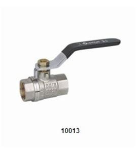 China Forging Brass Ball Valve 10013 with Nickel plating 25Bar in full size factory