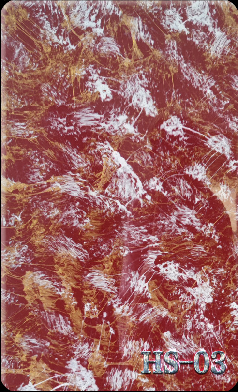 Vintage Red Cast Acrylic Sheet Home Furniture Craft Ornaments Weather Resistant