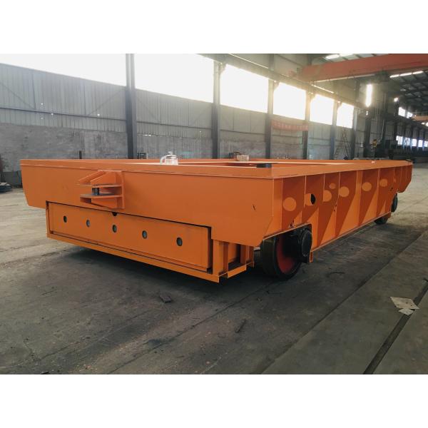 China 2T-100T Electric Carbon Steel Ladle Transfer Cart Heavy Duty factory