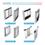 Government Facility Turnstile Gate Tamper-Proof Construction and Biometric