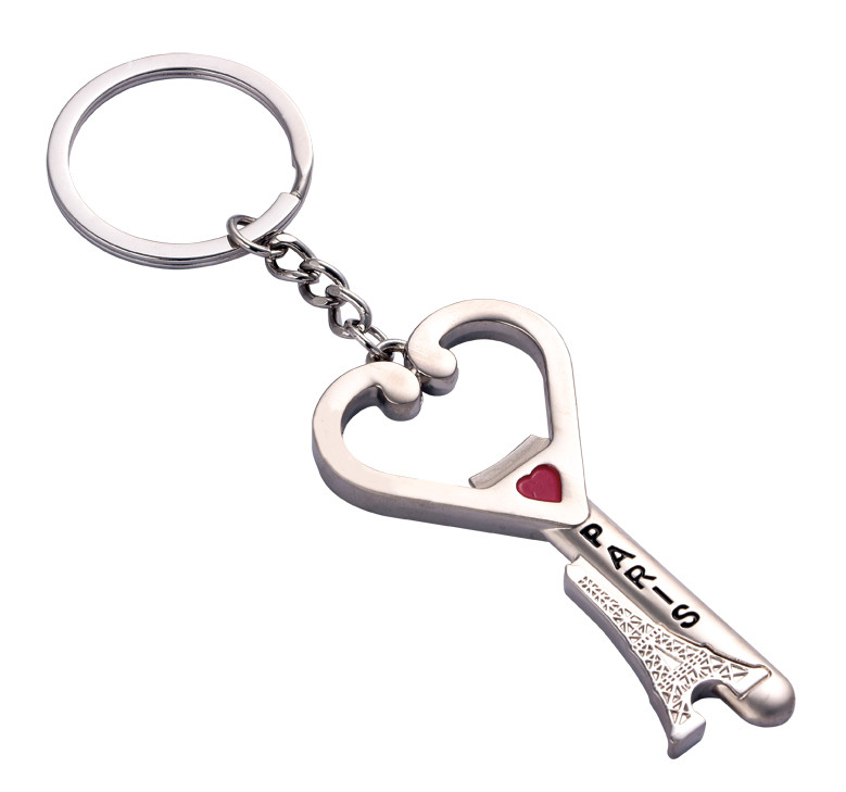 Customizable Zinc Alloy Metal Keychain With Unique Shape