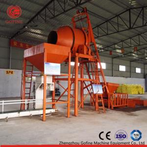 China Red Color BB Fertilizer Production Line , Bulk Blending Fertilizer Mixer Machine factory