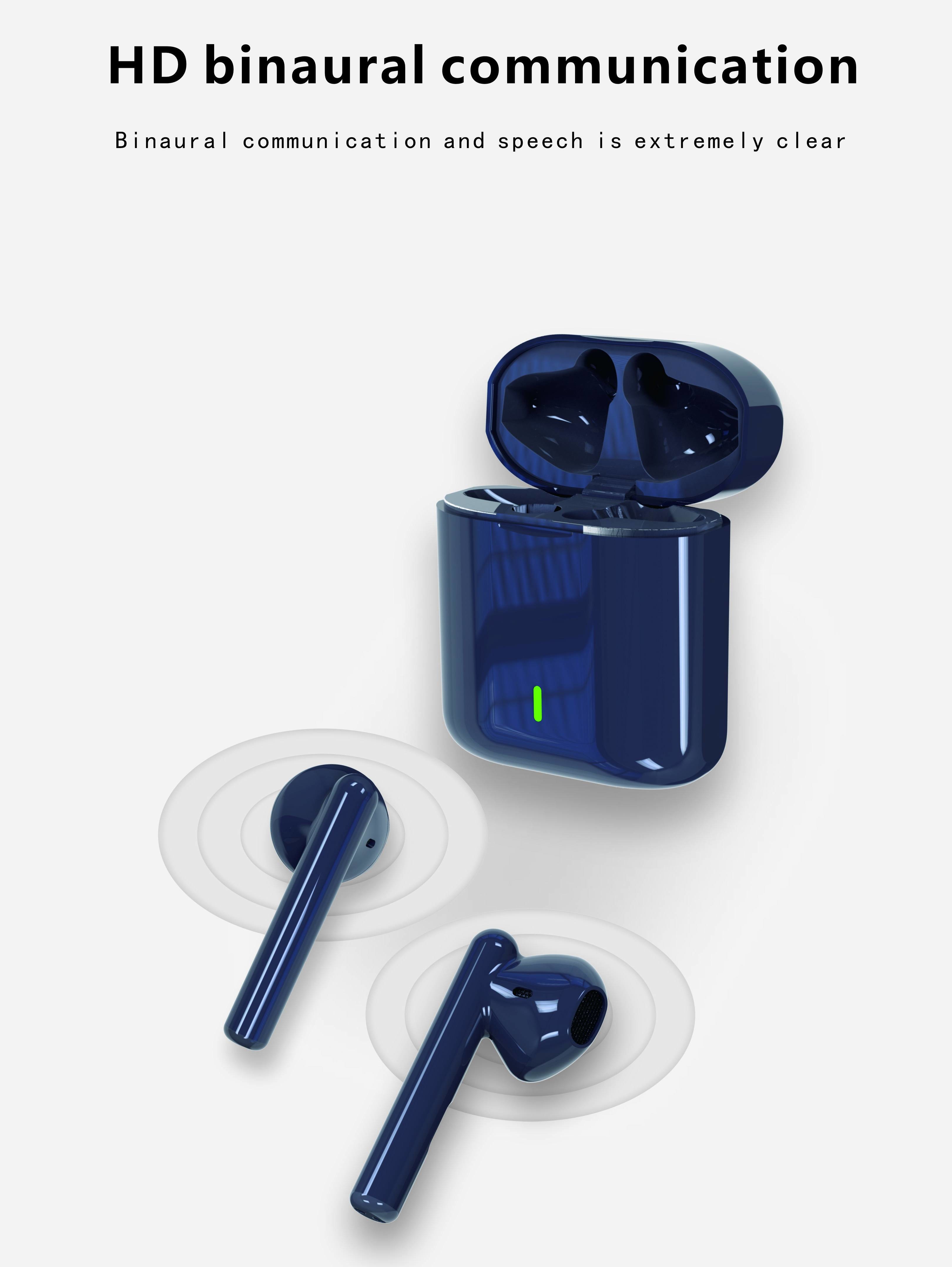 Lightweight Wireless Earbuds For Iphone Auto Pairing 15M Working Range