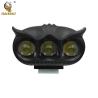Buy cheap 3 LED Owl Style Black Aluminum Casing Motorcycle LED HeadLight Spot Lamp from wholesalers